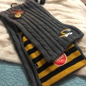 Mizzou Tiger Scarf with Pockets